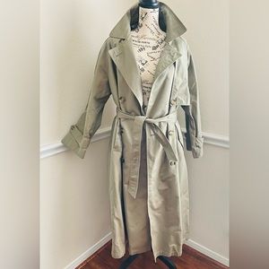 Evan Picone vintage trench coat XL